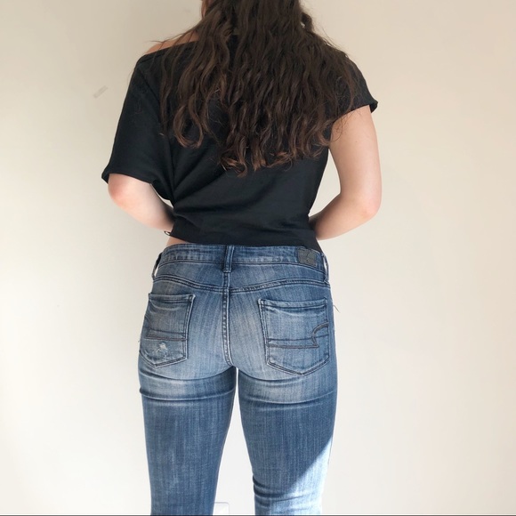 American Eagle Women’s Distressed Skinny Jeans 6 - Picture 7 of 16